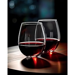 elevate your home bar with this set of 2 aesthetic crystal glasses featuring wine glasses and 330ml glassware perfect for entertaining and everyday use in your kitchen and home