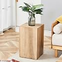 Elevate Your Living Space with This Modern MDF Coffee Table That showcases Smooth, Light Wood Color Texture Patterns. It is characterized by Stylish Design.12 * 12 * 19.6