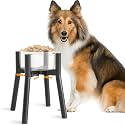 Elevated Dog Bowl Stand for Large Dogs, Adjustable Width 7-10.6, 11" Tall Dog Food Water Stand, Bowl Not Included