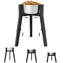 Dog Bowl Stand for Large Dogs, Adjustable Width &amp; Height, Tall Elevated Dog Food Water, Bowl Not Included