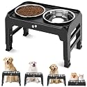 Elevated Dog Bowls 4 Height Adjustable Raised