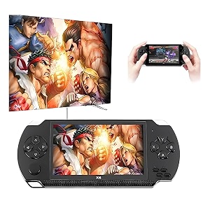 elevea    43 inch 8gb handheld game console for multiple simulators retro video game console mp3mp4tv out portable game device