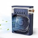 Elevea ????????-???????????? ????????????????-???????????????? ????????????????????????????????, Mini Air Cooler Fan, Portable Spray Cooling Fan with Adjustable Speed and Timer, Personal Desk Cooler for Indoor Daily Use and T