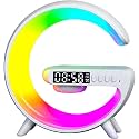 Elevea ???????? ???????????????????? ???????????????????????????????? Wireless Charging Speaker with LED Light, Alarm Clock & Ambient Modes – Cordless Music Player for Bedside Table, Office, or Living Room – Modern Design