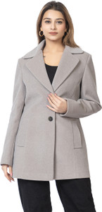 eleveight wool blend solid coat