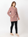 ELEVEIGHT Wool Blend Solid Coat For Women