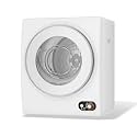 Elevon Compact Dryer, 120V Portable Clothes Laundry Dryer with Stainless Steel Inner Tub, Electric Dryer Machine for Small Space, Apartments, hostels, RVs, 4 Modes, White