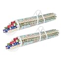 Elf Stor Wrapping Paper Storage Bags, Clear, Set of 2, 9” x 40.5”