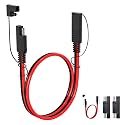 ELFCULB 2 Pack SAE Extension Cable 16AWG 1FT for RV and Solar Charging