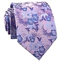 Elfeves Men's Tie Cravat Jacquard Luxury Small Floral Pattern Wedding Necktie