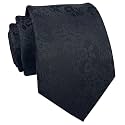 Elfeves Men's Tie Cravat Jacquard Luxury Small Floral Pattern Wedding Necktie