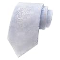 Elfeves Men's Tie Cravat Jacquard Luxury Small Floral Pattern Wedding Necktie