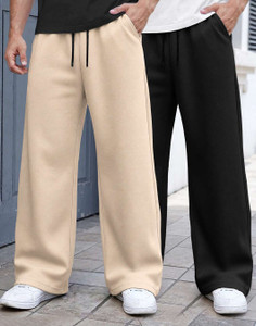 ELGANE Self Design Men Grey Track Pants