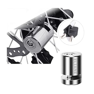 eliane disc lock motorcycle brake anti-theft waterproof for motorcycles bike scooter stainless steel heavy duty painted finish anti theft 7mm pin wheel locking security bike accessories chrome-1pcs