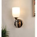 ELIANTE Elegant Frosted Glass Cup Gold Iron