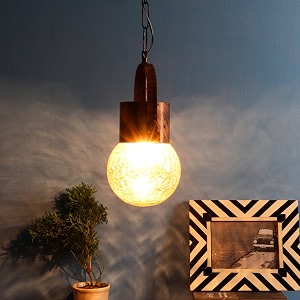 ELIANTE Metal Hanging Light Copper Pendant Light
