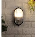 ELIANTE Plastic Outdoor Wall Light Black for Living Room, Bedroom, Dining Room, Kitchen | 3 Years Warranty | Free - LED LAMP