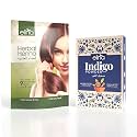 Elina Herbal Henna+Indigo Powder Combo for Hair Growth| 100% Pure &amp; Natural | Indigo &amp; Henna for Black Hair Color without Chemical 250Gm (Pack of 2)