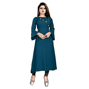 Cotton Plain Solid 3 4 Sleeve