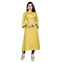Cotton Plain amp Solid 34 Sleeve A-Line