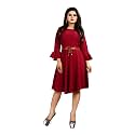 Womens Rayon Butterfly Sleeves Dresses