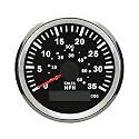 ELING GPS Speedometer 0-35MPH 0-60km/h Speed Gauge with Course for Boat Yacht Vessels with Backlight 3-3/8'' (85mm) 12V/24V (LED Shows Course not Odometer)