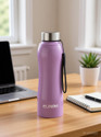 ELINOR AMAZING SINGLE WALL STAINLESS STEEL BOTTLE IN PURPLE COLOR FOR KIDS AND ADULTS 1000 ml Steel Bottle