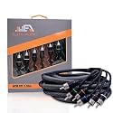 Elite Audio Premium 17ft 6-Channel | RCA Interconnect Cable | OFC |Shielded