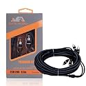 Elite Audio Premium 20ft 2-Channel | RCA Interconnect Cable | OFC |Shielded