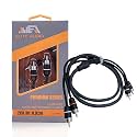 Elite Audio Premium 6ft 2-Channel | RCA Interconnect Cable | OFC |Shielded