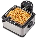 Elite Gourmet 4.2Qt Deep Fryer, 1700W, 4Qt Basket, Adjustable Temp