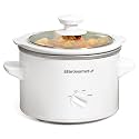 Elite Gourmet MST-250XW Electric Ceramic Slow Cooker, Adjustable Temp