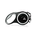 360 Tangle Free Premium Retractable Dog Leash|Heavy Duty Abs Anti-Slip Handle|One-Hand Brake, Pause, & Lock Alloy Buckle Ideal For Dogs Upto 50Kg Upto 26Ft|5M|Blue,18 cm