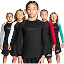 Elite Sports Kids BJJ Rash Guard Boys Girls Long Sleeve Compression Shirt MMA Wrestling No Gi Grappling Training