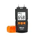 Elitech Digital Moisture Meter Water Leak Detector with Pin Probes, Moisture Tester for Wood Floors Walls with 4 Wood & Material Modes, Hold Function, Max/Min Reading MOT-270W