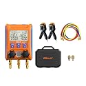 Elitech LMG-10Plus HVAC Digital Manifold Kit w/Hoses & R410A Adapter