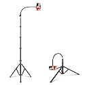 Elitehood 6.7 Feet Tall Phone Tripod with 17" Gooseneck for Recording