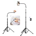 Elitehood 80” Tall Phone Tripod Stand, Floor iPhone Recording Holder