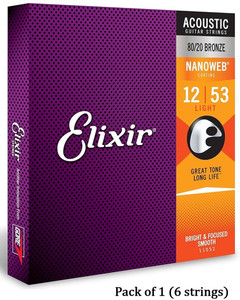 elixir acoustic 11052 guitar string