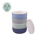 Elk and Friends Kids/Toddler Porcelain Suction Bowls + Lids | 4pk