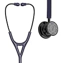 ELKO EL-190 Black edition CROSS III SS stainless steel dual head acoustic stethoscope | Adult &amp; Pediatric Stethocope with Double-sided Black Chestpiece | Two-Way PVC Tubing | Doctors &amp; Medical Students (Blue)
