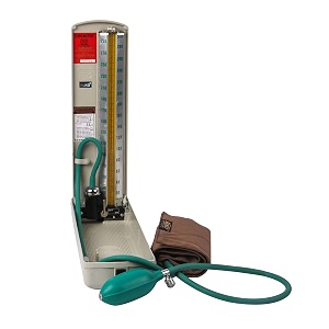 elko el-320 elkometer deluxe mercurial sphygmomanometermercury bp apparatus  large cotton cuff