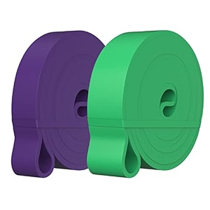 elko heavy resistance bands pull up resist bands for workout chin ups pull ups stretching weight loss amp powerlifting for men amp women purple amp green