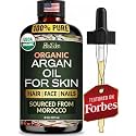 Ella & Eden Organic Argan Oil Of Morocco - 100% Pure Cold-Pressed, 8 Oz