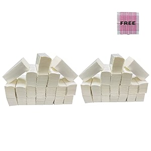ella multi fold tissue paper i pack of 9 packets 900 sheets i super soft amp absorbent m fold tissue paper bulk pack for commercial office home use kitchen bathroom travel  free check duster cloth