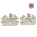 Ella Multi Fold Tissue Paper I Pack of 9 Packets 900 Sheets I Super Soft &amp; Absorbent M Fold Tissue Paper Bulk Pack for Commercial Office Home Use, Kitchen, Bathroom, Travel | Free Check Duster Cloth