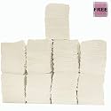 Ella Multi Fold Tissue Paper I Pack of 9 Packets 900 Sheets I Super Soft &amp; Absorbent M Fold Tissue Paper Bulk Pack for Commercial Office Home Use, Kitchen, Bathroom, Travel | Free Check Duster Cloth