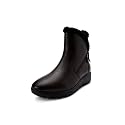 ELLE Women39s Ankle Boots with Faux-Fur Trim