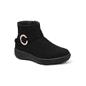 ELLE Women39s Buckle Accent Wedge Sole Ankle