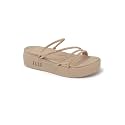 ELLE Women39s Comfortable Multi-Strap Platform Heel Sandals